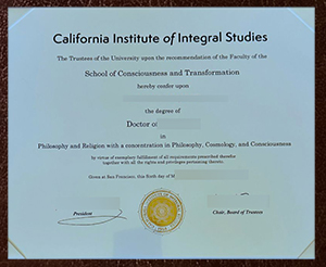 Buy a California Institute of Integral Studies diploma online