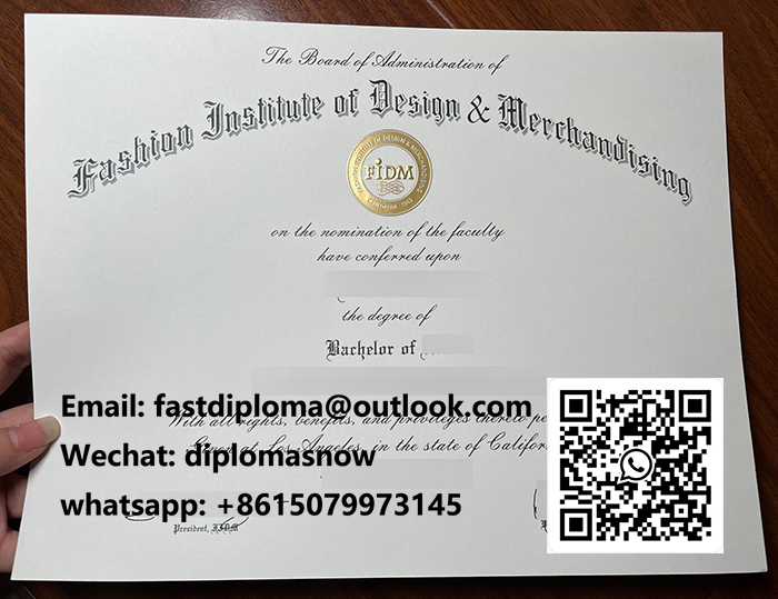 FIDM diploma