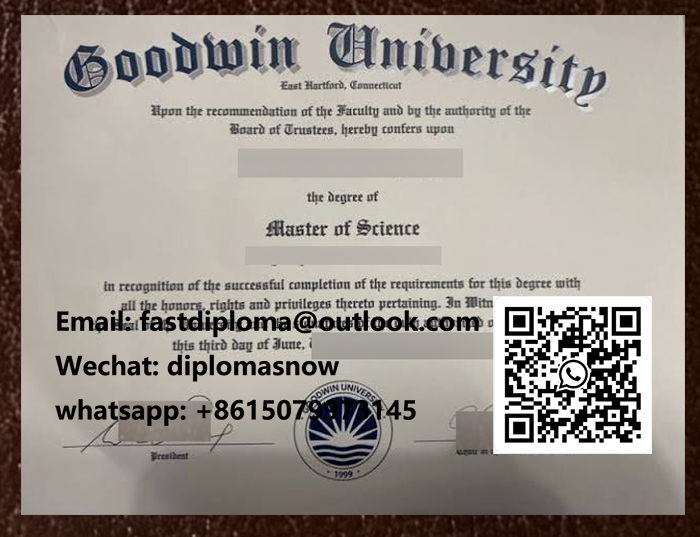 Goodwin University diploma Goodwin University diploma
