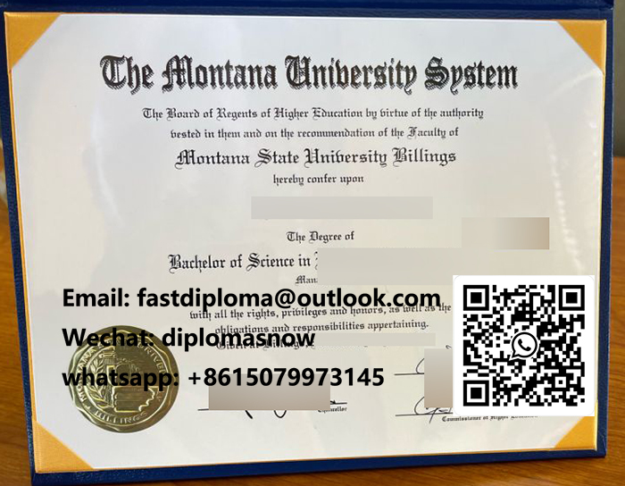 Montana State University Billings diploma Montana State University Billings diploma