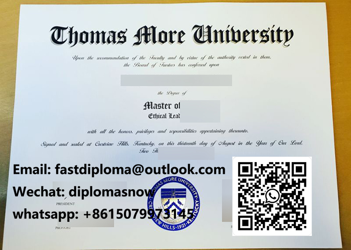 Thomas More University diploma Thomas More University diploma