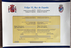 Obtain a Universidad de Santiago de Compostela degree in 1 weeks