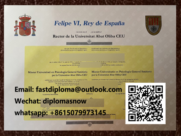 Universitat Abat Oliba CEU diploma Universitat Abat Oliba CEU diploma