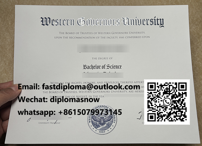 Western Governors University degree Western Governors University degree