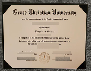 Grace Christian University diploma sample from Michigan