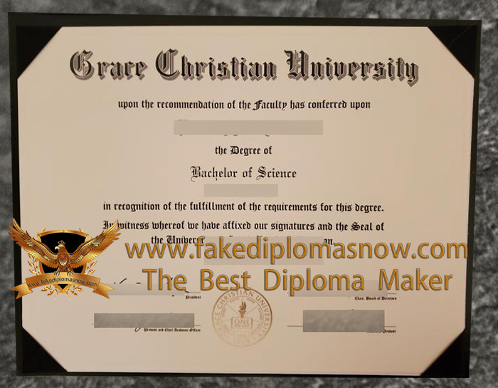 Grace Christian University diploma