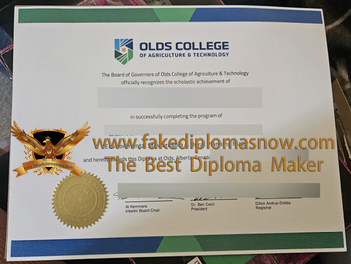 Olds College of Agriculture & Technology diploma