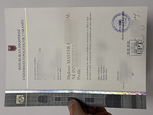 Universiteti Politeknik i Tiranës diploma from Albania